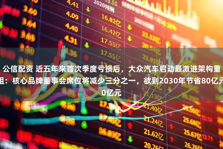 公信配资 近五年来首次季度亏损后，大众汽车启动最激进架构重组：核心品牌董事会席位将减少三分之一，欲到2030年节省80亿元